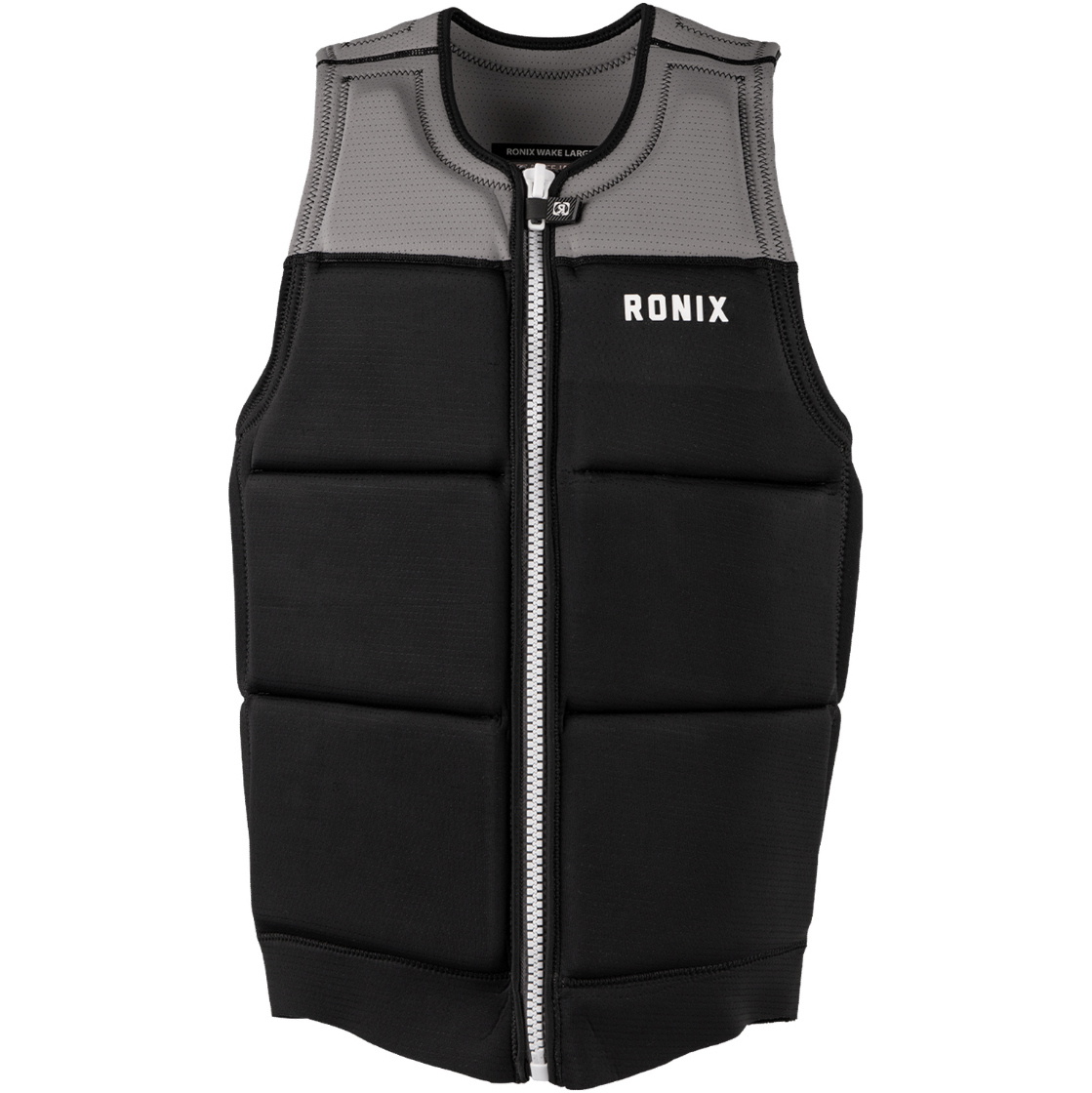 2026 Ronix Mens Presidente Impact Vest R25V-IMP-PRE - Black / Grey